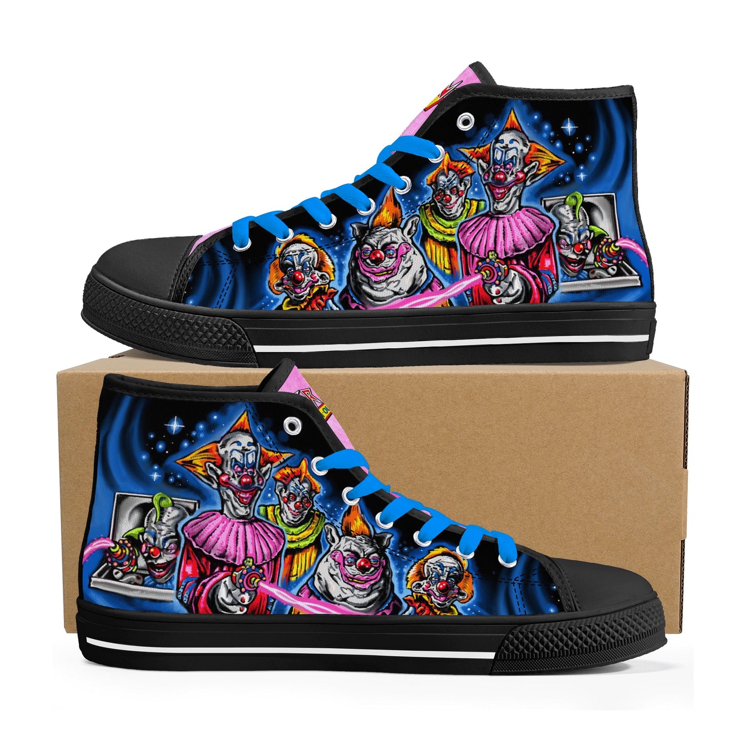 Space Clowns Dudes Astros High Top Shoes