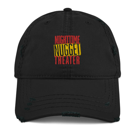 Nighttime Nugget Theater Distressed Dad Hat