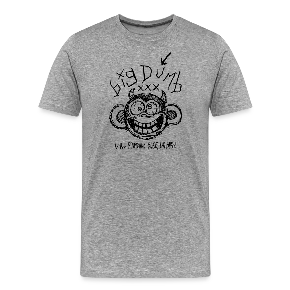 Big Dumb Ape Men's Premium T-Shirt - heather gray