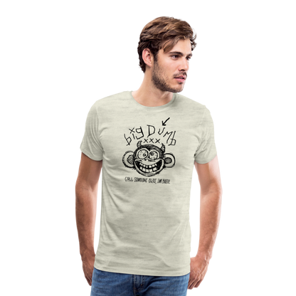 Big Dumb Ape Men's Premium T-Shirt - heather oatmeal