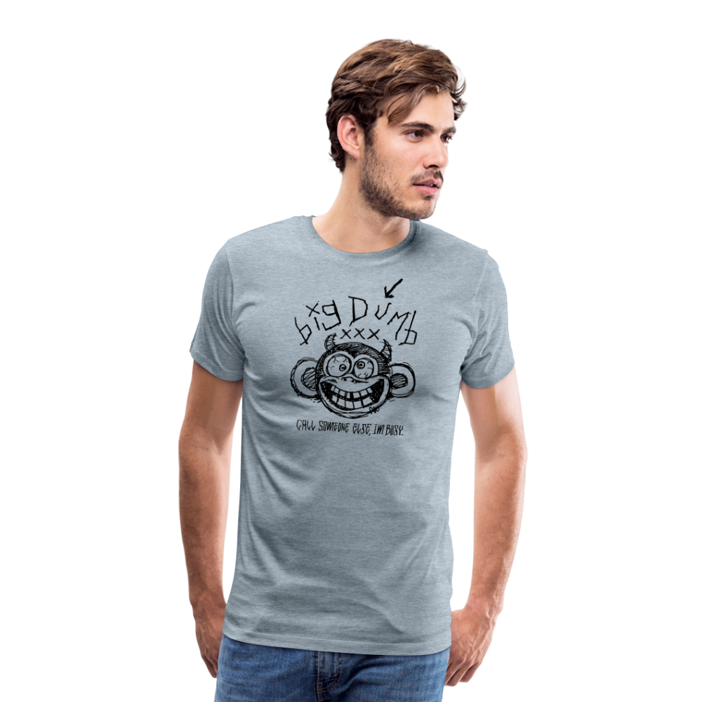 Big Dumb Ape Men's Premium T-Shirt - heather ice blue