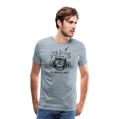 Big Dumb Ape Men's Premium T-Shirt - heather ice blue