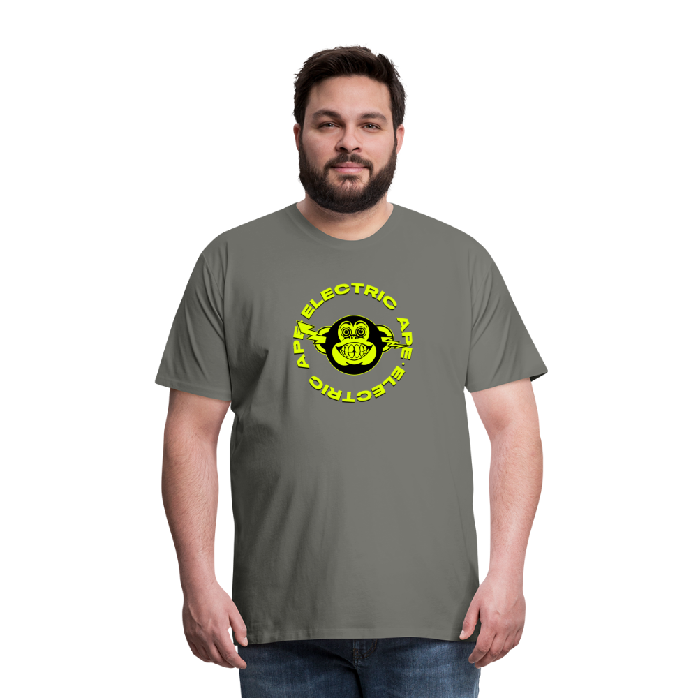 Circle Logo Men's Premium T-Shirt - asphalt gray