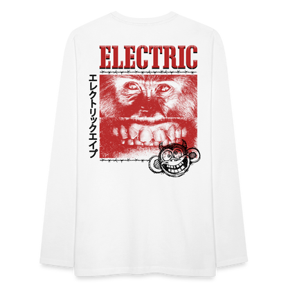 Eye2eye 4 location print Unisex Premium Long Sleeve T-Shirt - white