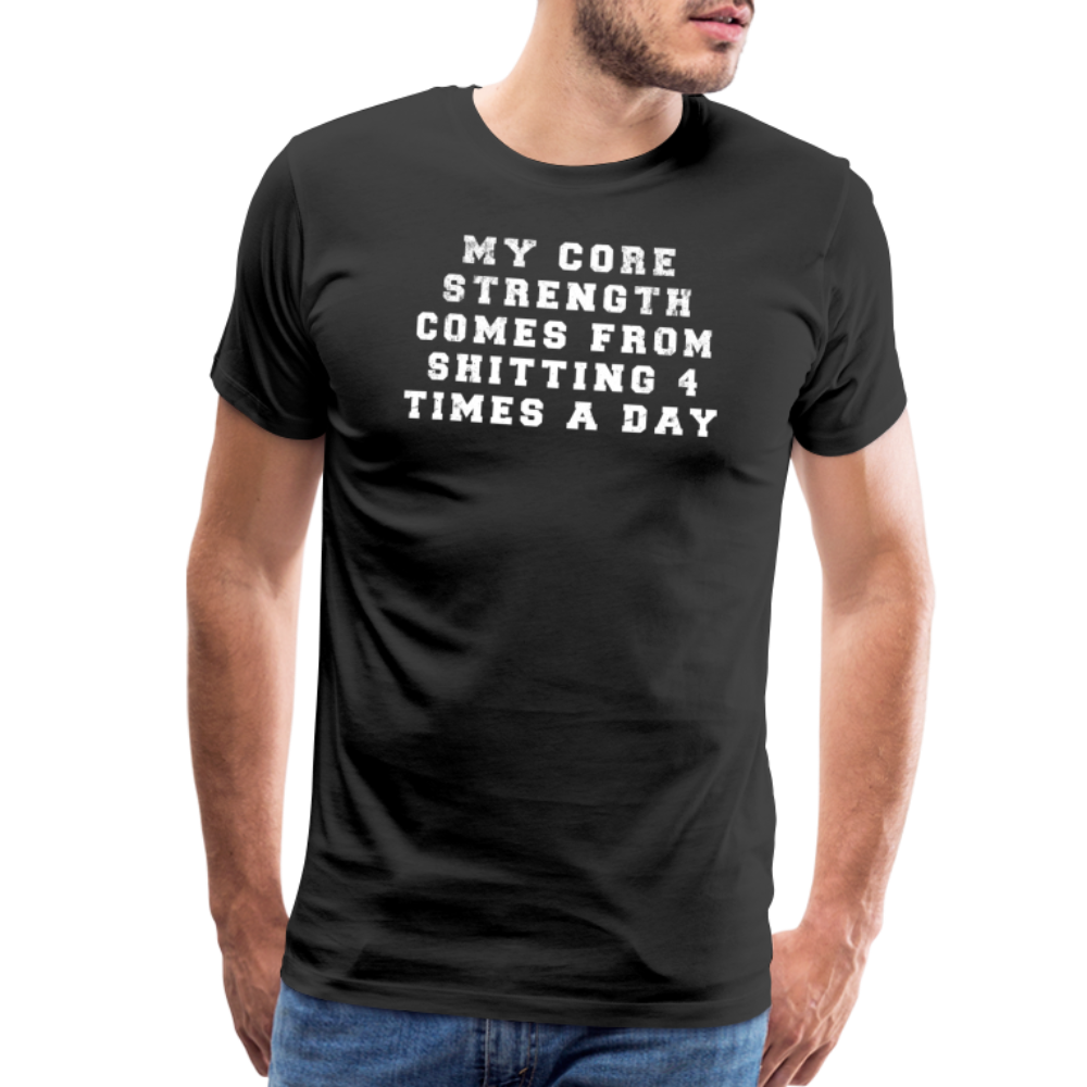 Poops Men's Premium T-Shirt SSM* - black