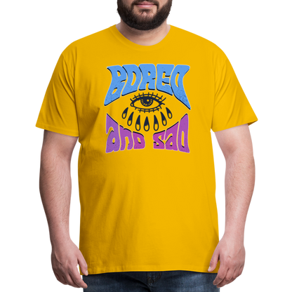 Sad Men's Premium T-Shirt SSM* - sun yellow