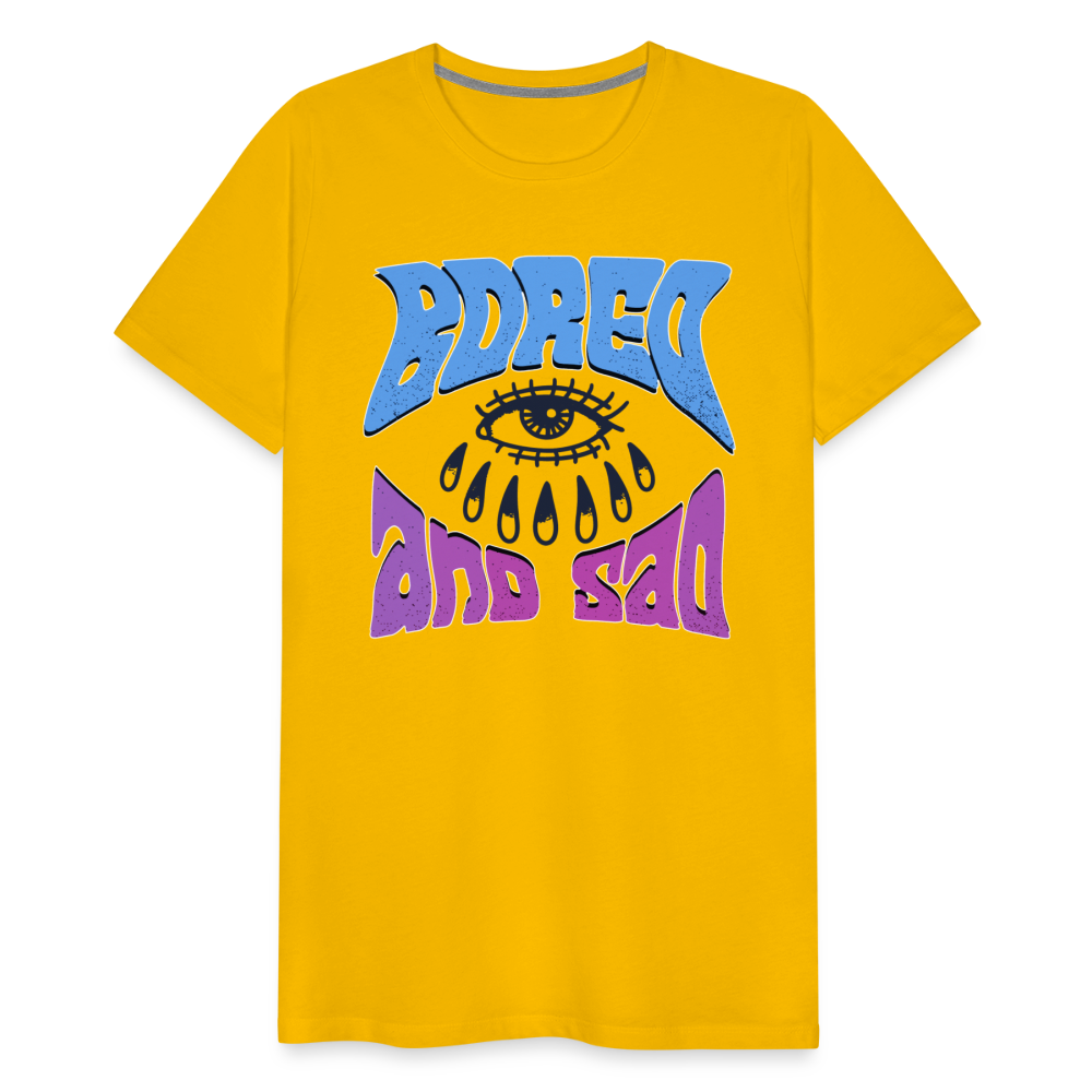 Sad Men's Premium T-Shirt SSM* - sun yellow