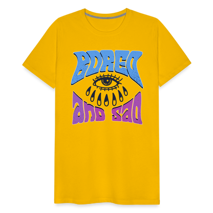 Sad Men's Premium T-Shirt SSM* - sun yellow