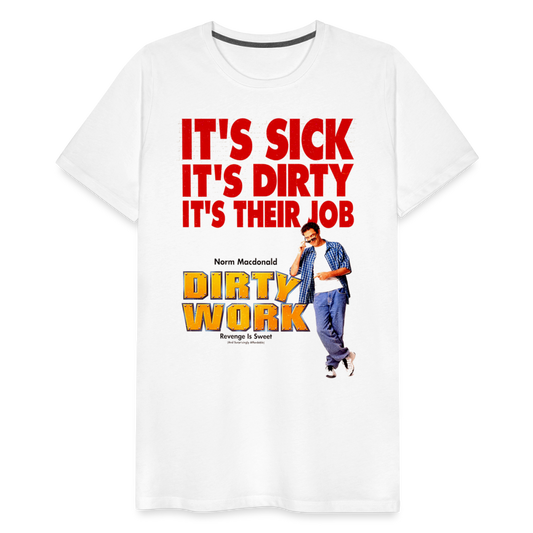 DirtyWrk Men's Premium T-Shirt SSM* - white