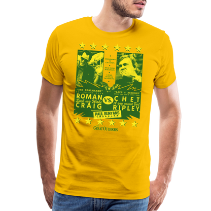 Outdoors Men's Premium T-Shirt SSM* - sun yellow