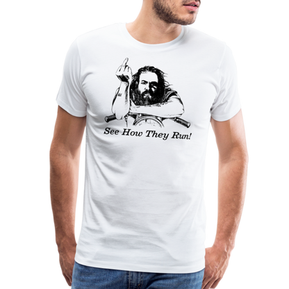 THEY RUN Men's Premium T-Shirt SSM* - white