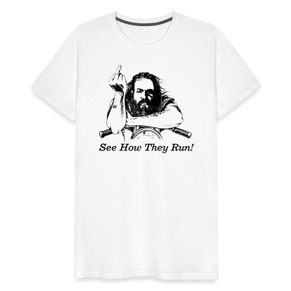 THEY RUN Men's Premium T-Shirt SSM* - white