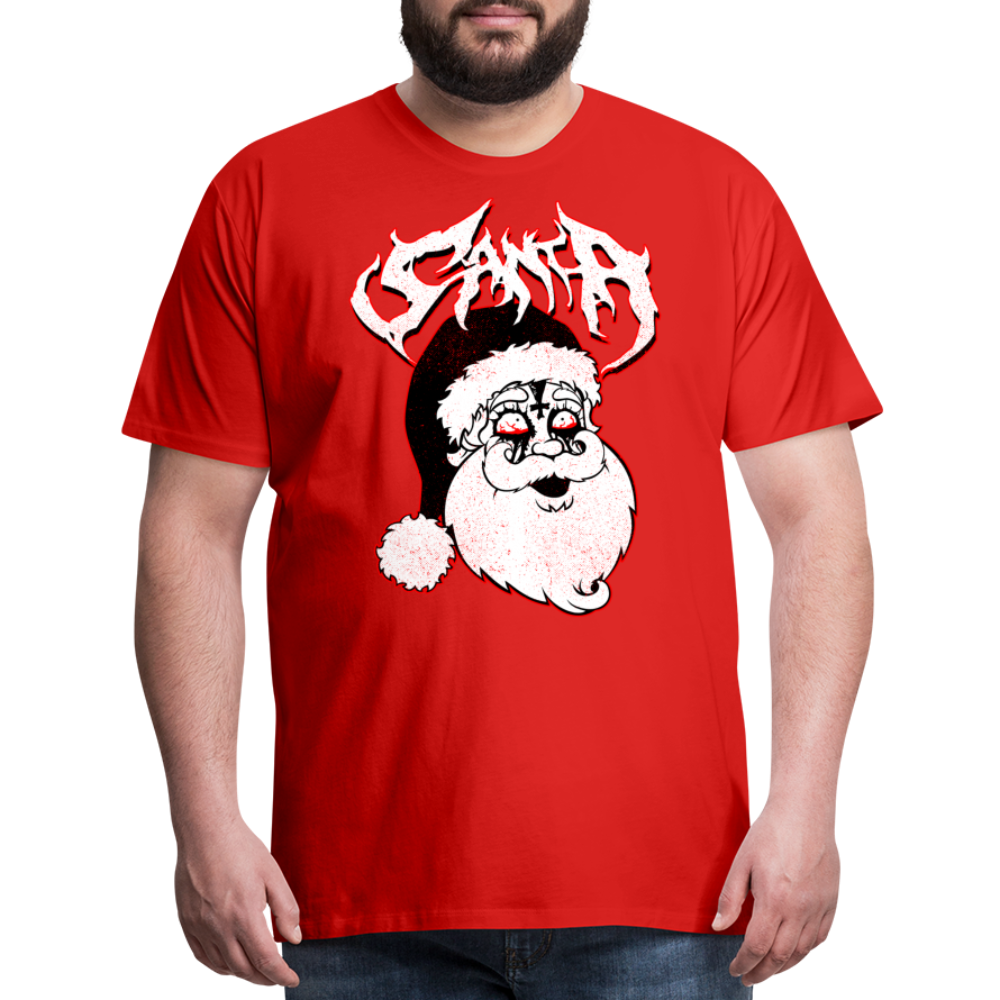 Hail Santa Men's Premium T-Shirt SSM* - red