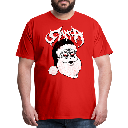 Hail Santa Men's Premium T-Shirt SSM* - red