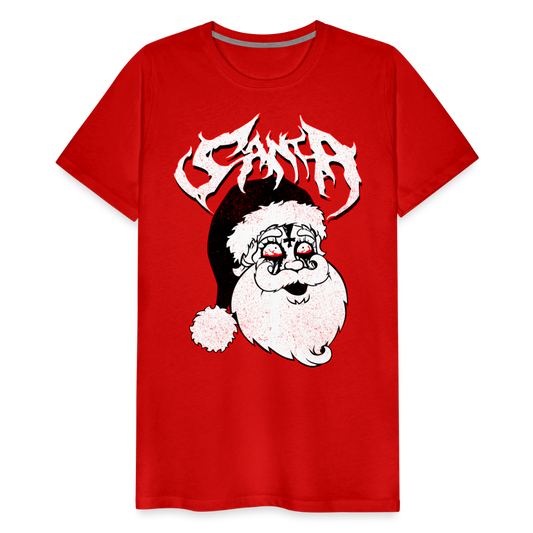 Hail Santa Men's Premium T-Shirt SSM* - red