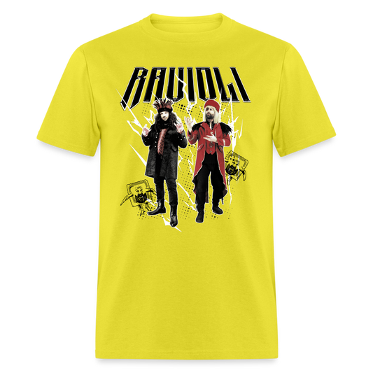 Ravioli Rocker Variant Unisex Classic T-Shirt Nighttime Nugget Theater - yellow