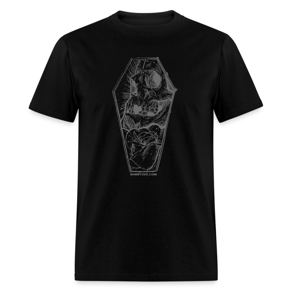 Bobby Zee Skull Coffin Unisex Classic T-Shirt - black