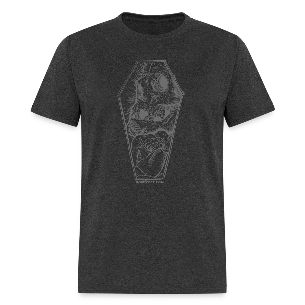 Bobby Zee Skull Coffin Unisex Classic T-Shirt - heather black