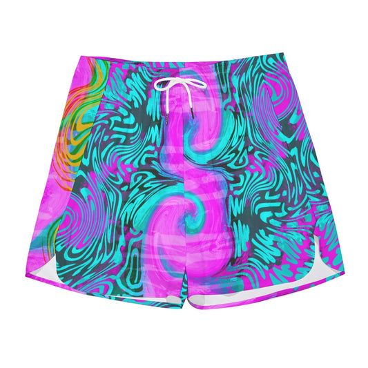 Neon Glow Dudes Drawstring Chill Gym Shorts