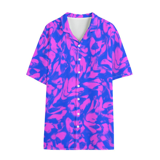 Pinkadelic Dudes Button Down Hawaiian Shirt