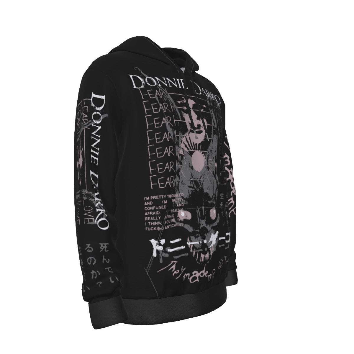 Darko All-Over Print Men's Thicken Pullover Hoodie