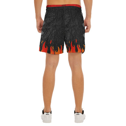 Shovel Face Dudes Drawstring Chill Gym Shorts