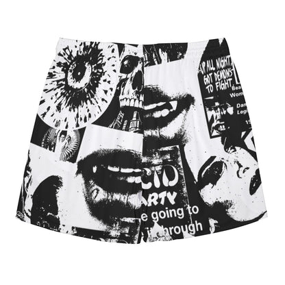 Vintage Vampire Dudes Drawstring Chill Gym Shorts