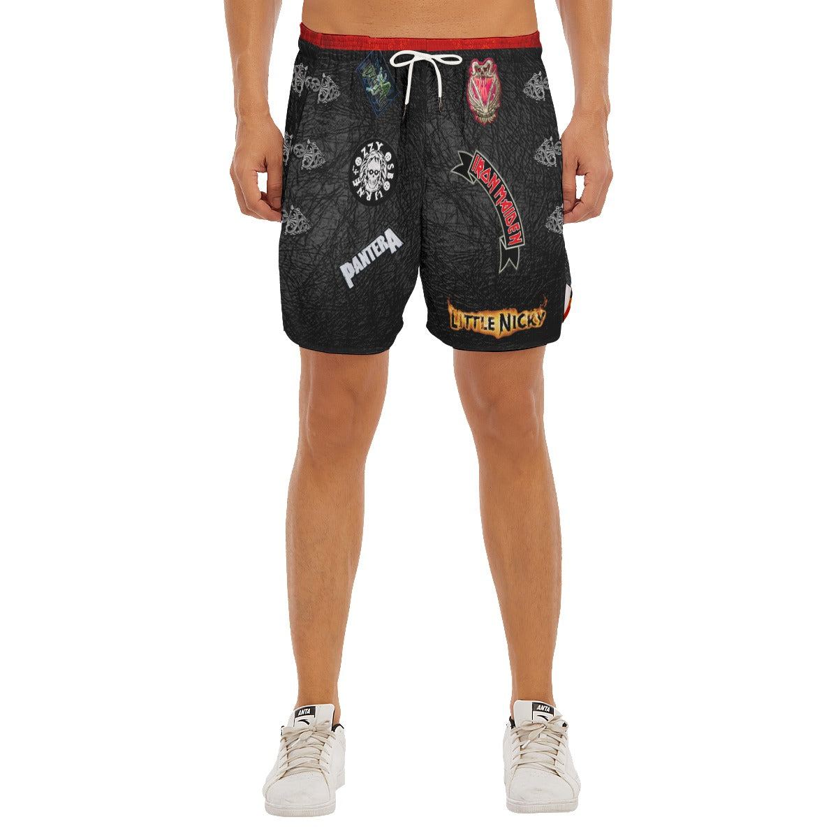 Shovel Face Dudes Drawstring Chill Gym Shorts