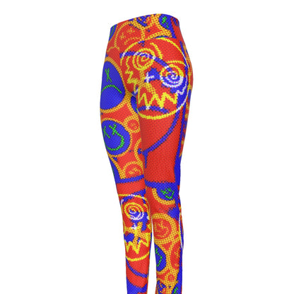 Smiley Pie Ladies High Waist Leggings