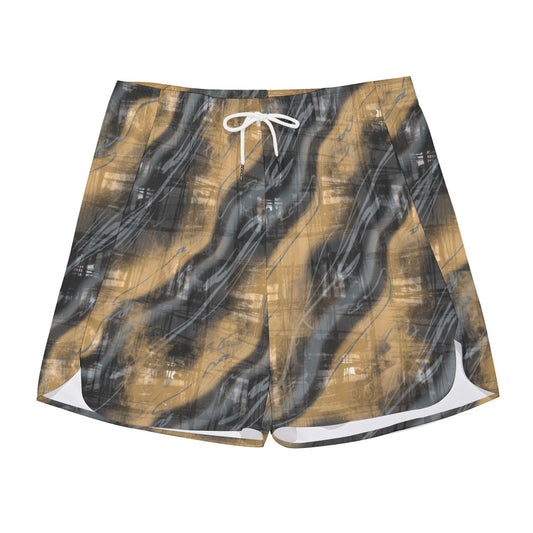 Caramel Fog Dudes Drawstring Chill Gym Shorts