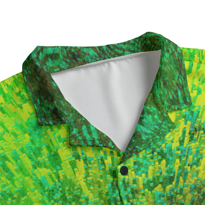 Dino-Cubed Dudes Button Down Hawaiian Shirt