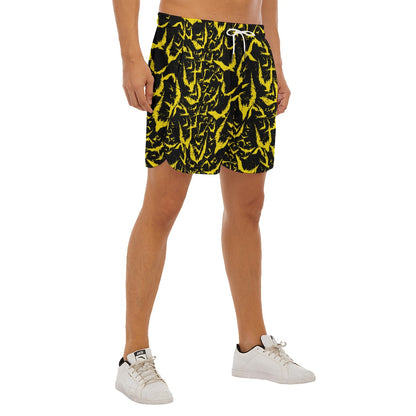 Yellabats Dudes Drawstring Chill Gym Shorts