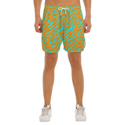 Tiger Pimp Dudes Drawstring Chill Gym Shorts