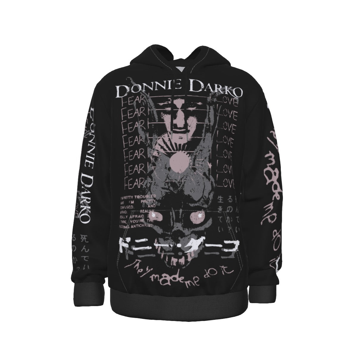 Darko All-Over Print Men's Thicken Pullover Hoodie