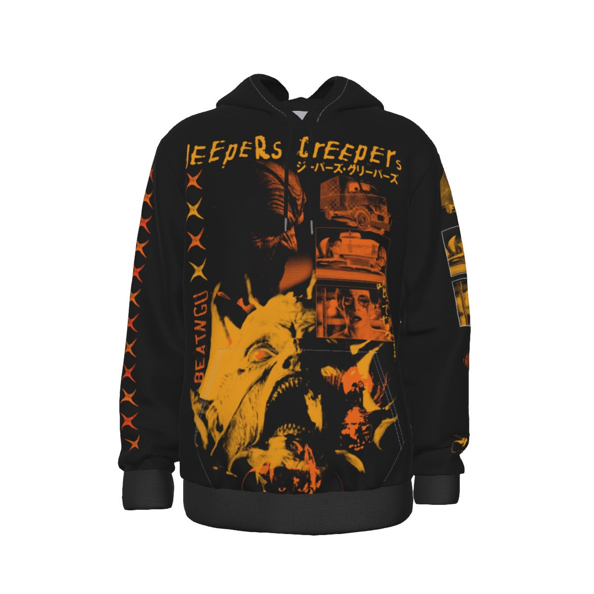 Creepers All-Over Print Men's Thicken Pullover Hoodie