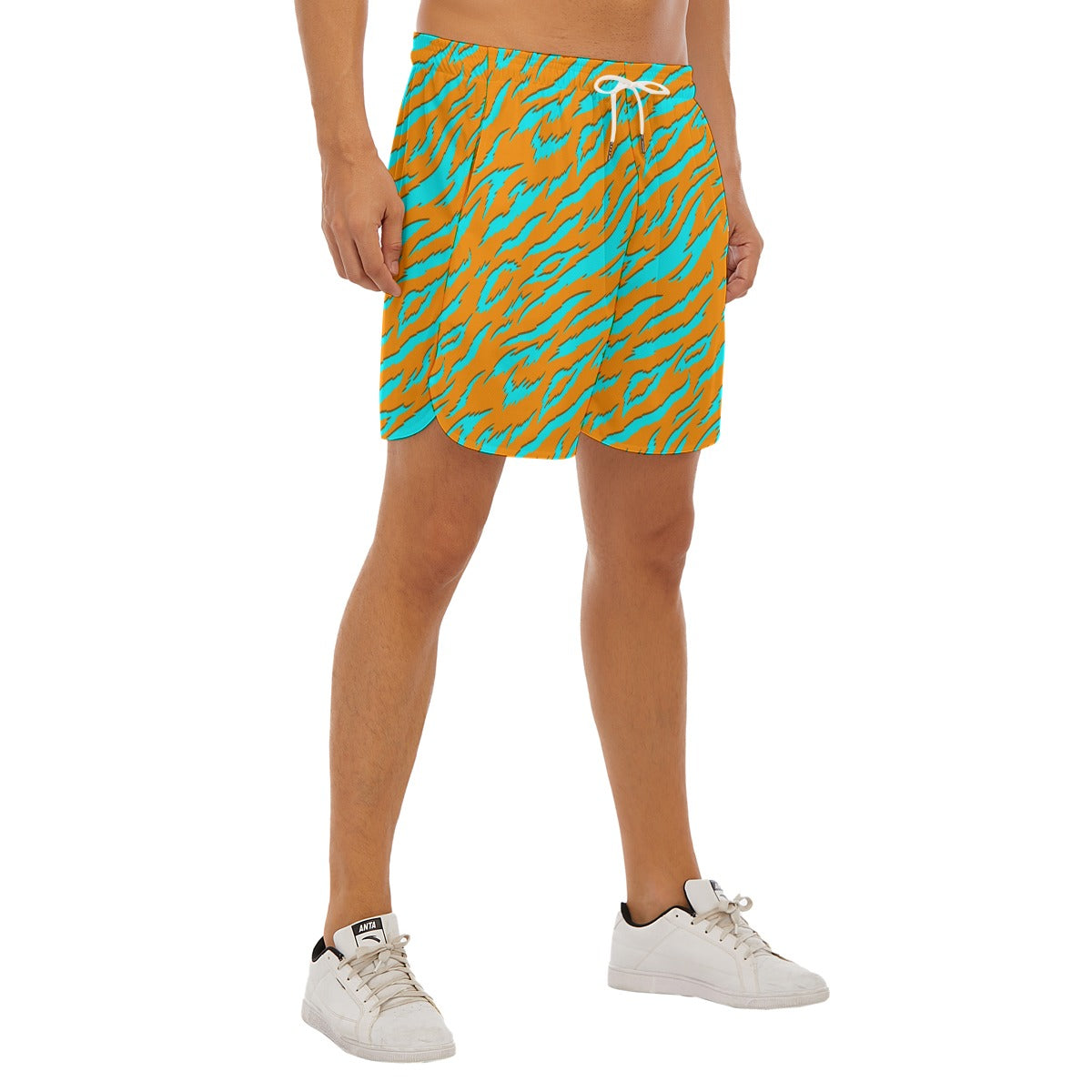 Tiger Pimp Dudes Drawstring Chill Gym Shorts