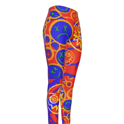 Smiley Pie Ladies High Waist Leggings