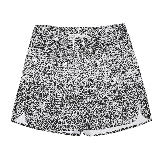 Acid Etch Dudes Drawstring Chill Gym Shorts