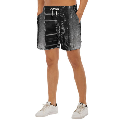 Static Rewind Dudes Drawstring Chill Gym Shorts