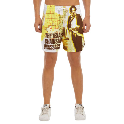 Mapsco Crazy Drawstring Chill Gym Shorts