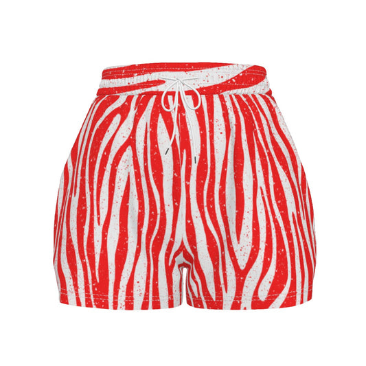 Peppermint Zebra Ladies Chill Bootyshorts