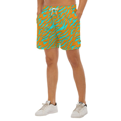 Tiger Pimp Dudes Drawstring Chill Gym Shorts